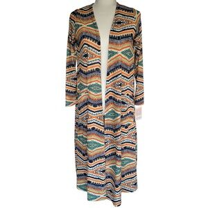 LuLaRoe Multicolor Geometric Cardigan
